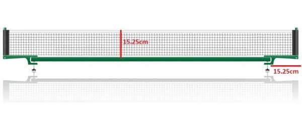 Kích thước lưới bàn bóng bàn