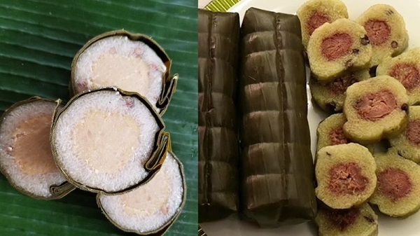 Nhân bánh tét rất đa dạng, từ nhân đậu xanh đơn giản đến nhân thịt